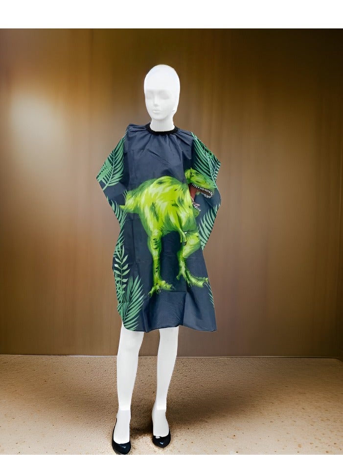 globalstar Global Star Kids Hair Cutting Cape - Dragon Print Design - Image 1