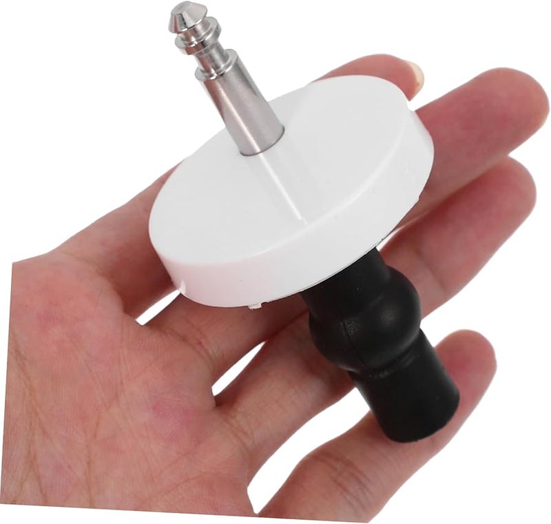 مجموعة استبدال مقعد المرحاض العالمية 2 قطعة مسامير بلاستيكية مفصلات وسادات سهلة التركيب - Image 4