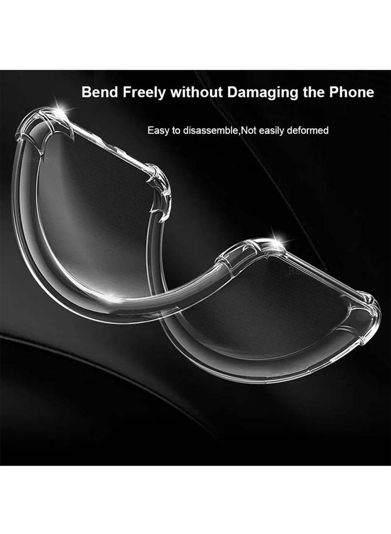 Wtech Apple iPhone 16e 5G 2025 TPU Bumper Corners with Hard PC Case Cover - Clear - Image 5