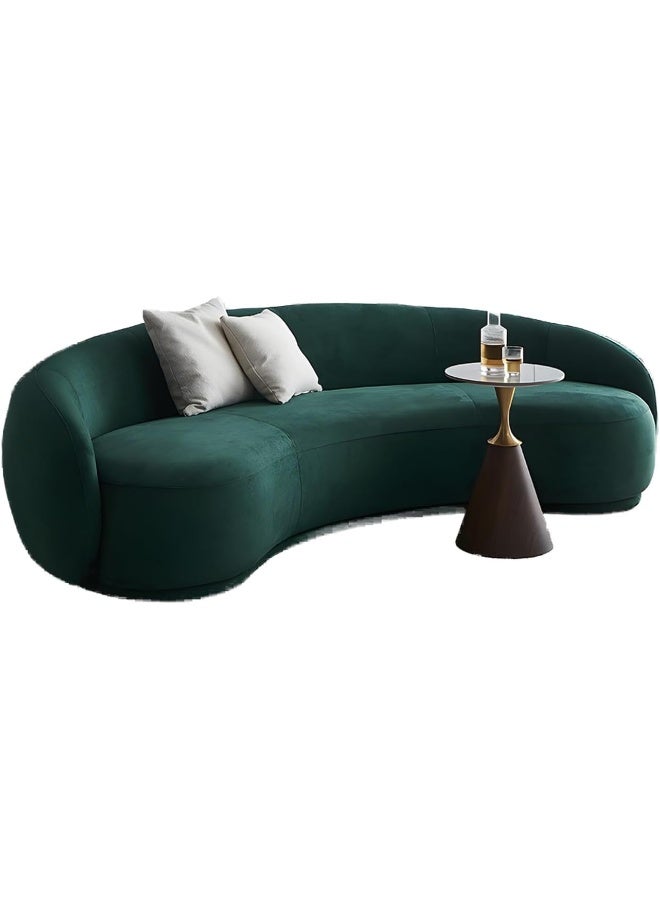 Zayn comforts Contemporary Stationary Fabric 3 Seater Living Room Tuxedo Arm Sofa 200 X 113 X 69 Cm Blackish Green - Image 1