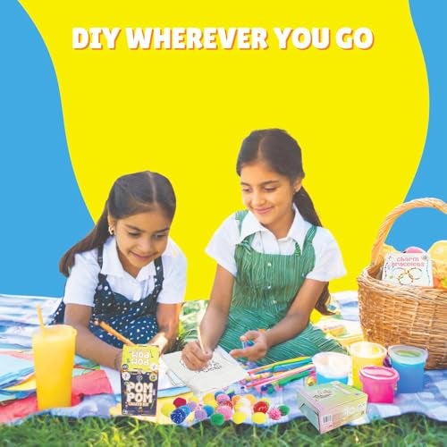Kalakaram Mini DIY Egg Painting Craft Kit | DIY On The Go | Perfect For Gifting | Birthday Gifting | Return Gift For Parties | Kids Aged 4,5,6,7, Multicolour - Image 5