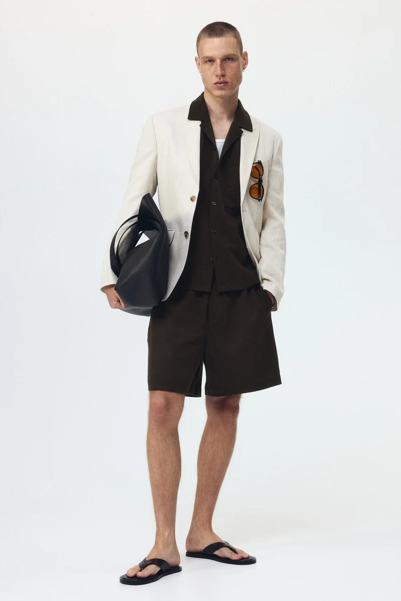 H&M Relaxed Fit Interlock shorts
