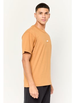 New Balance Men Relaxed Fit Short Sleeve Outdoor T-Shirt, Brown  - Image 3