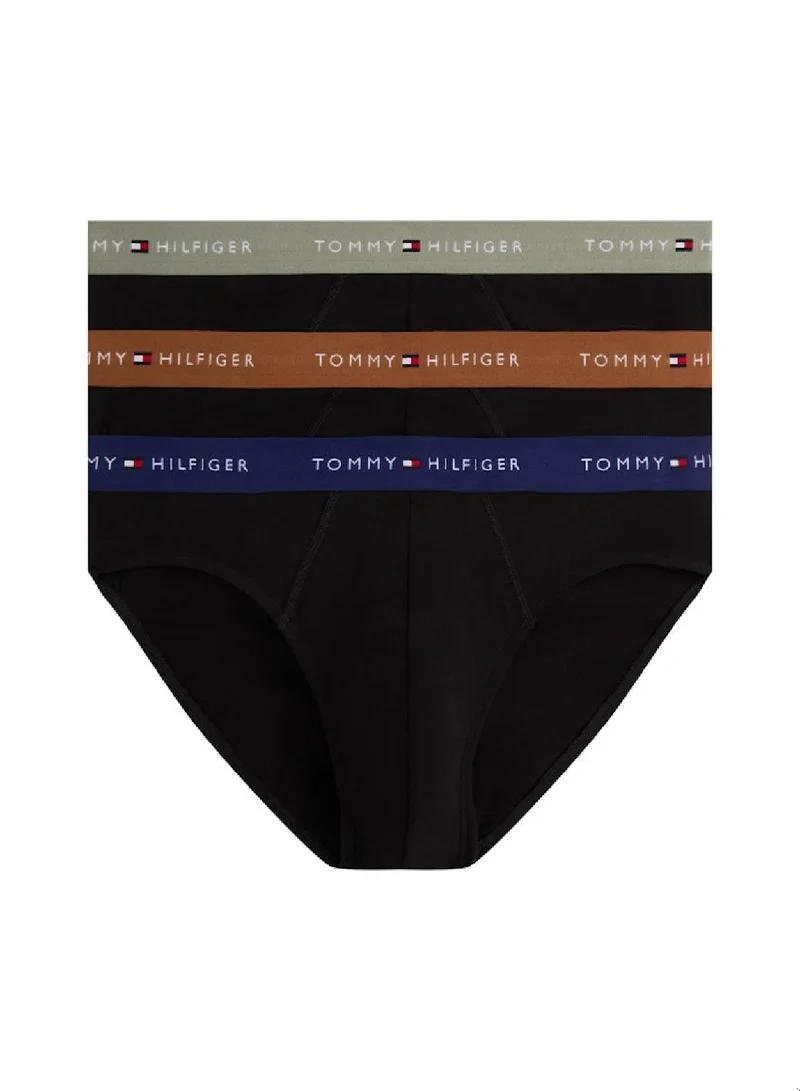 TOMMY HILFIGER 3-Pack Signature Logo Waistband Briefs