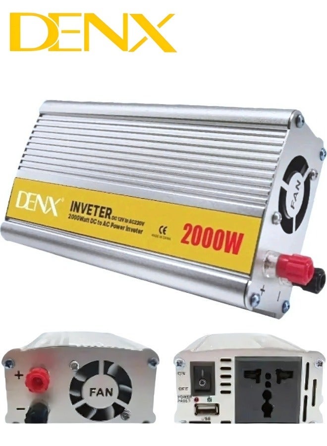 Denx 12v to 220v 2000W Car Power Inverter - Image 2