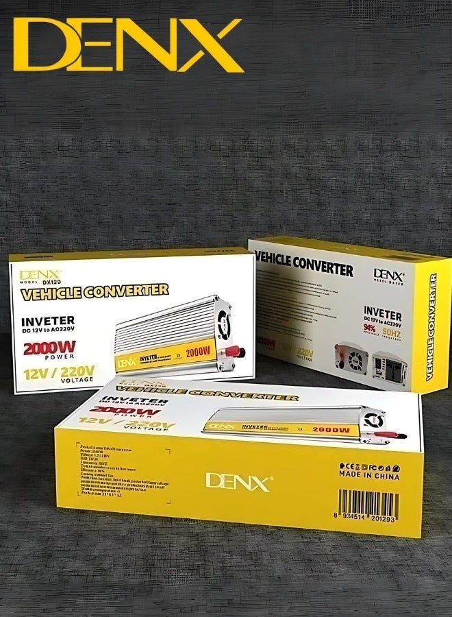 Denx 12v to 220v 2000W Car Power Inverter - Image 3
