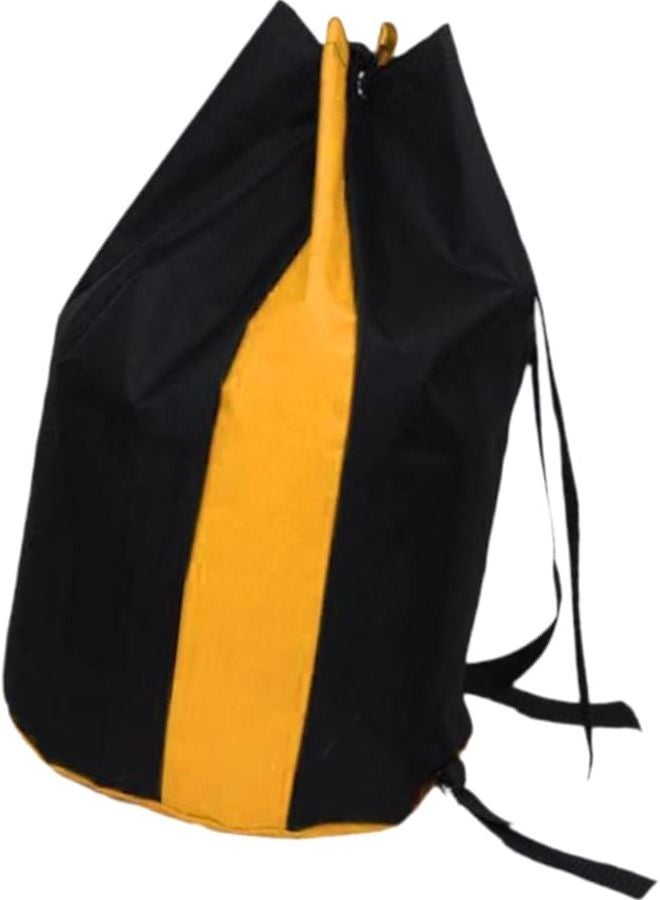 حقيبة ظهر سوداء بسحاب للجمنازيوم والملاكمة والملاكمة التايلاندية والتايكوندو واللياقة البدنية والتخييم - Image 2