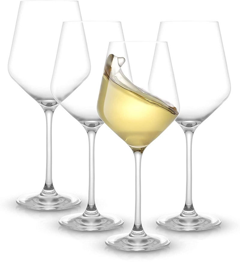 ZEPOLI ZEPOLI Cut Wine Glasses Classic Crystal Elegant Distillate with LeadFree Ideal in use for Red Wine White Wine Home Wedding Camping Parties Celebrations Special Occasions 4  - Image 1