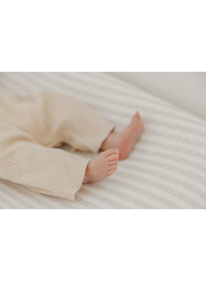 Copper Pearl Premium Knit Changing Pad Cover : Soft, Stylish, and Universal Fit for All Standard Diaper Changing Pads, Trendy Design Changing Pad Covers, Coastal - Image 4