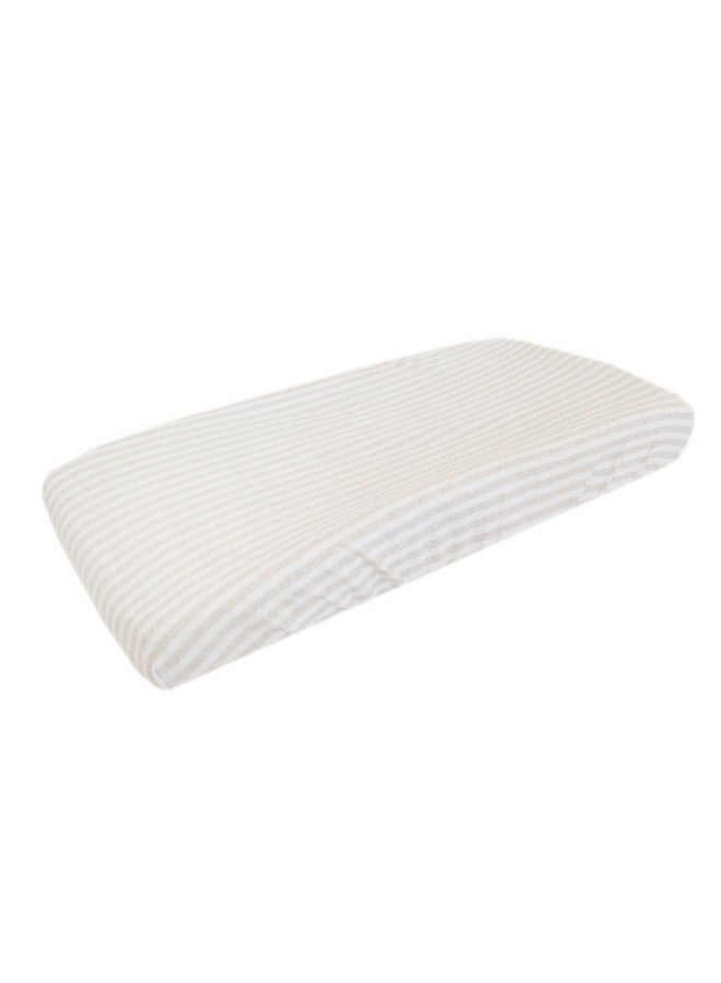 Copper Pearl Premium Knit Changing Pad Cover : Soft, Stylish, and Universal Fit for All Standard Diaper Changing Pads, Trendy Design Changing Pad Covers, Coastal - Image 1