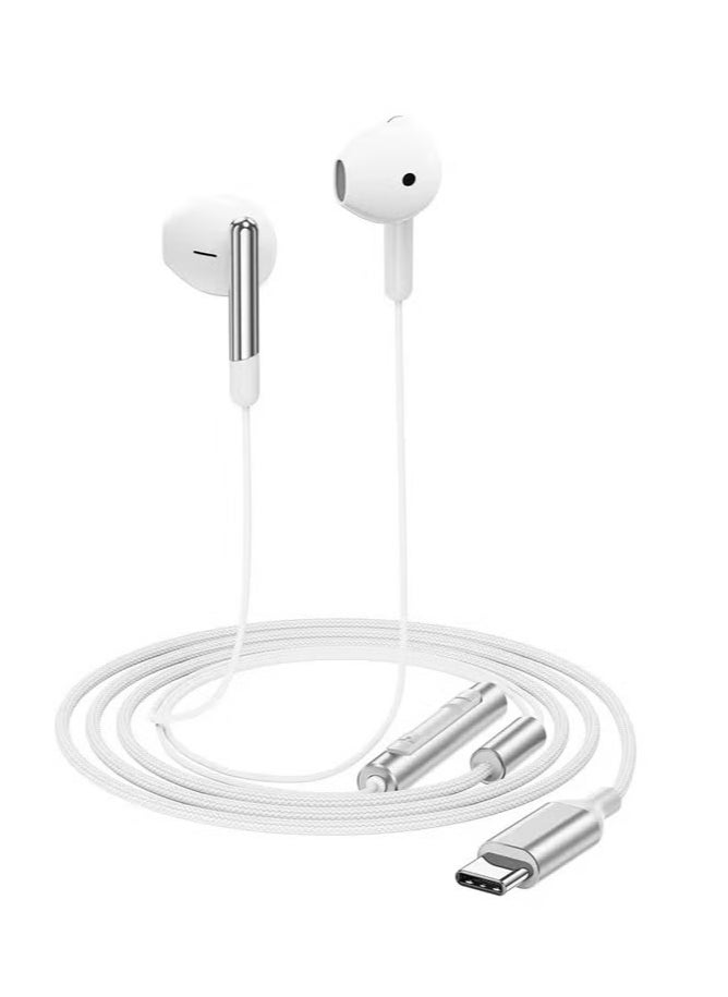 ACEFAST L3 1.2m USB-C Wired Earphone Clear Sound Headphone with Mic Control