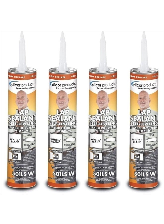 501LSW-1 Self-Leveling Lap Sealant, 4 Pack