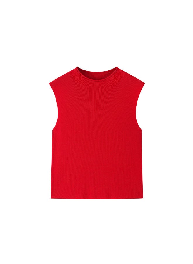 Waxbird Spring And Autumn Commuting Slim Semi-high Neck Women's Knitted Top - Image 5