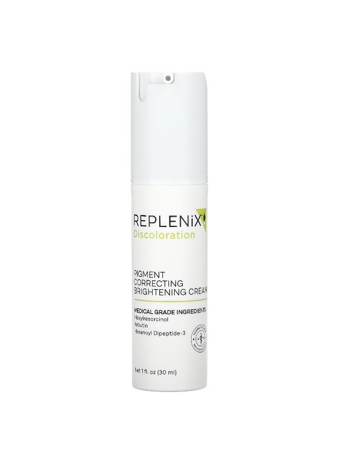 Replenix, Discoloration, Pigment Correcting Brightening Cream, 1 fl oz (30 ml) - Image 1