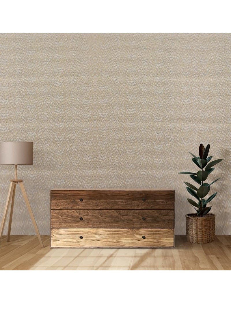MAF Wallpaper MAF Wallpaper PR786148 Wallpaper PVC Textured Wallpaper For Bedroom, Living Room, Office, Room Decoration, Wall covering, Decorative Paper, Modern Wallpaper - Yellow-White  - Image 1