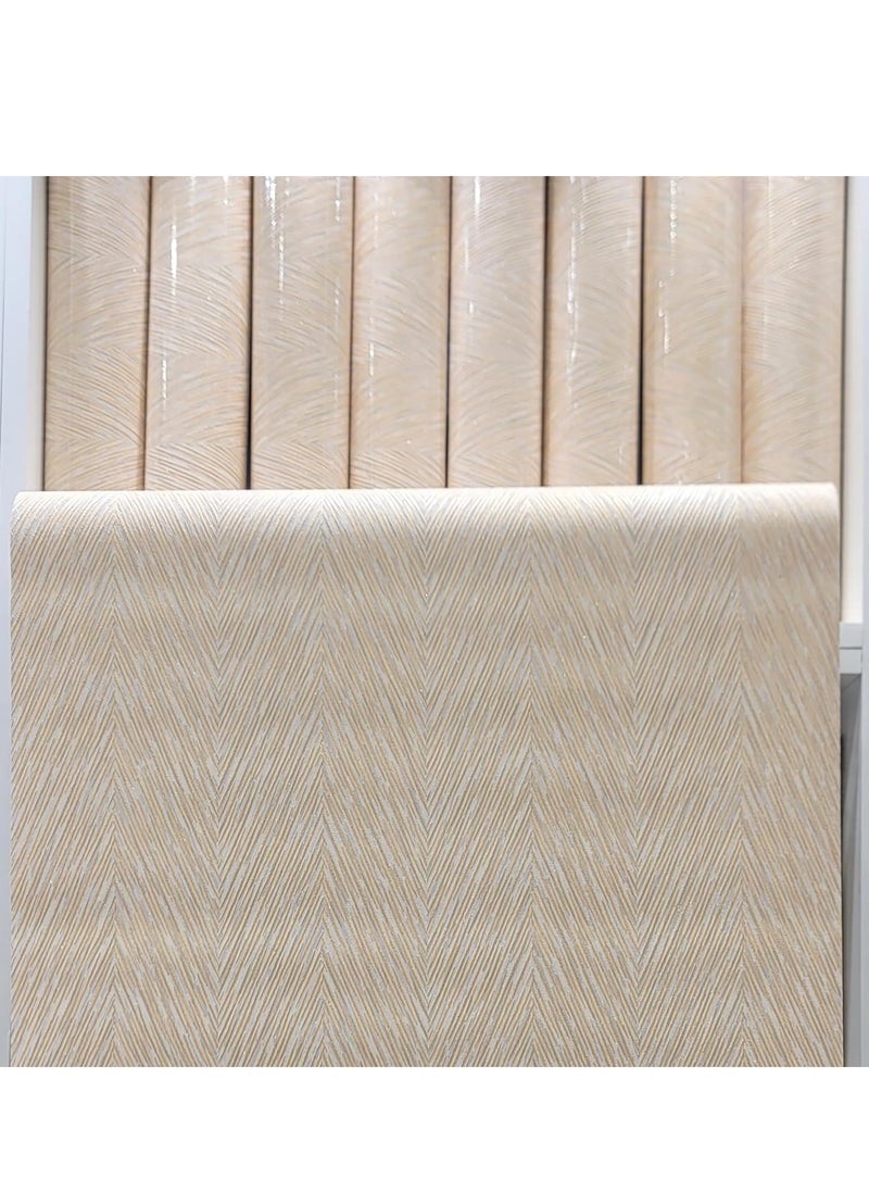 MAF Wallpaper MAF Wallpaper PR786148 Wallpaper PVC Textured Wallpaper For Bedroom, Living Room, Office, Room Decoration, Wall covering, Decorative Paper, Modern Wallpaper - Yellow-White  - Image 2