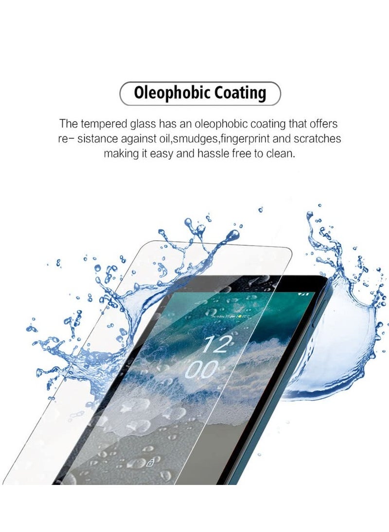 Tempered Glass Screen Protector For Nokia Tab T10 8 inch