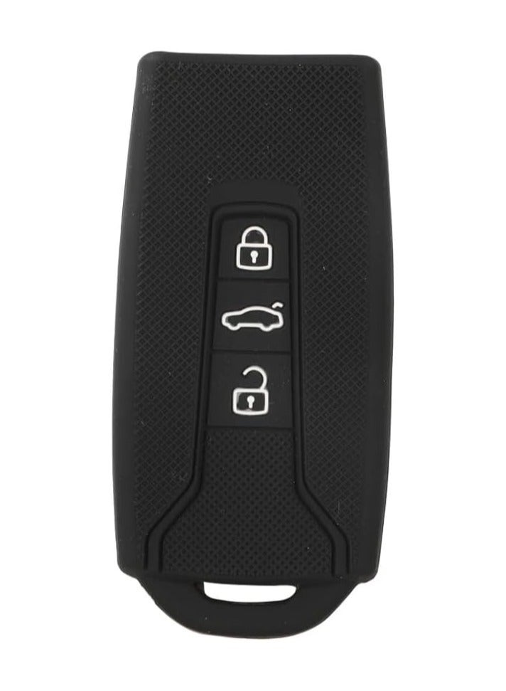 SOLDOUT 3 Button Silicone Key Fob Car Key Bag Holder Key Cover Case Compatible with Volkswagen VW Touareg  - Image 1