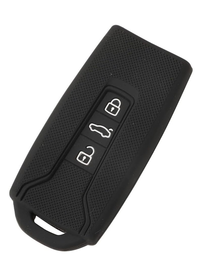 SOLDOUT 3 Button Silicone Key Fob Car Key Bag Holder Key Cover Case Compatible with Volkswagen VW Touareg  - Image 2