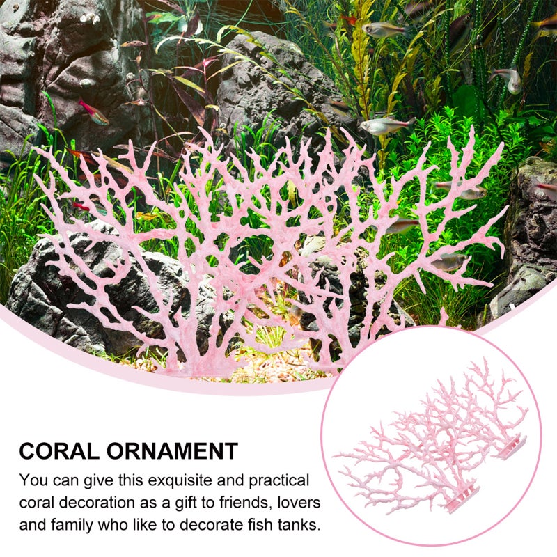 1pc Aquarium Underwater Coral Decor Fish Landscape Ornament - Image 3
