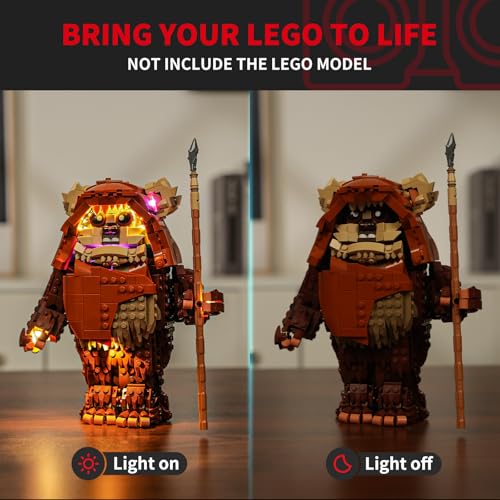BRIKSMAX 20 Light Kit Compatible with Lego Star Wars Wicket The Ewok 75430 Building Sets LED Lighting Kits Accessories Only CableHiding Tech for Display Gifts Collectors - Image 5