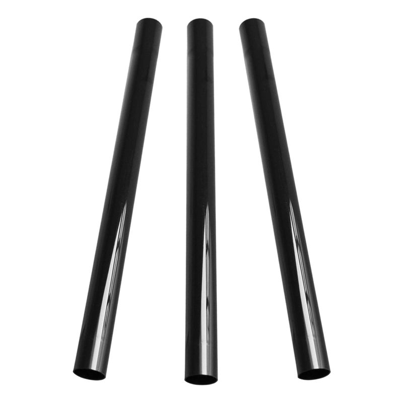 VideoPUP Pack of 3 Vacuum Cleaner 114 Extension Wands Vacuum Cleaner Accessories 32mm Vacuum Hose Plastic Wand Pipe Extent to 34inch Black Hose Pack of 3