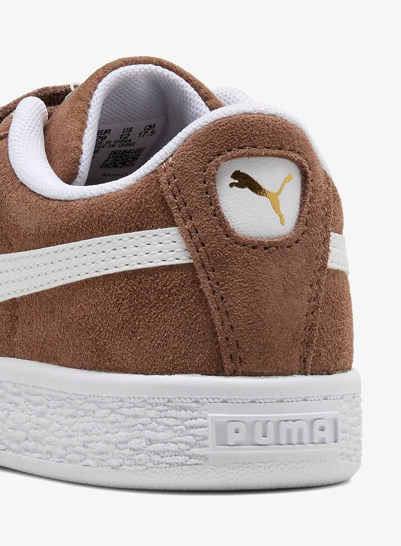 Puma Haute Coffee-PUMA White Kids Suede Classic  | Best Price UAE