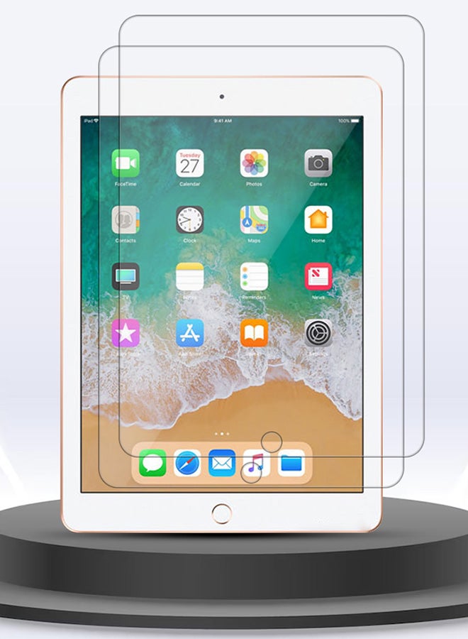 CATANES 2 Packs For Apple iPad Air 2 / iPad Air Screen Protector 9H Hardness Tempered Glass Scratch Resistant HD Display Screen Protector - Image 3