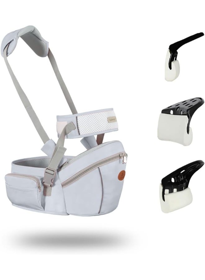 HONCH Baby Hip Seat Carrier Baby Waist Stool for Child Infant Toddler with Adjustable Strap Buckle Pocket Soft Inner Huge Storage - Image 1