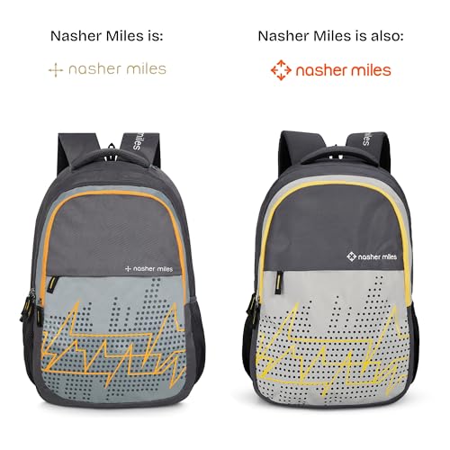 Nasher Miles Pulse Backpack for Men & Women |3 Compartment/Casual/College Bag | Grey, 45L - Image 2