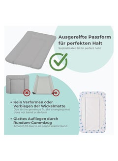 Moro Moro Waterproof Changing Mat Cover – Soft Towelling – Set of 2  - Image 3