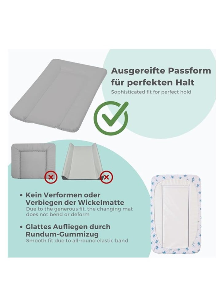 Moro Moro - Waterproof Changing Mat Cover – Soft Towelling – Set of 2 - Image 1