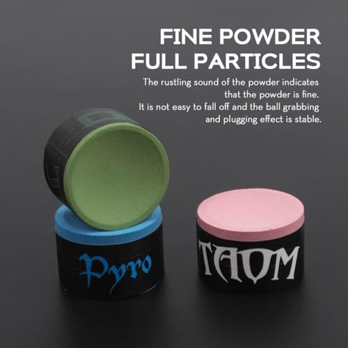 YEUEK TAOM Pool Chalk Holder Round Shaped Practical Tool Billiards Accessories Magnetic Mini Chalk Tip Case Container Round Box Billiards - Image 4