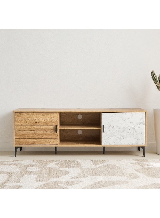 Home Box Misty 2-Door TV Unit for TVs up to 65 inches 40.5 x 52 x 150 cm - Image 1