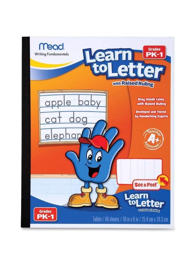 Mead Learn To Letter Writing Book Printed Book, White - Image 2