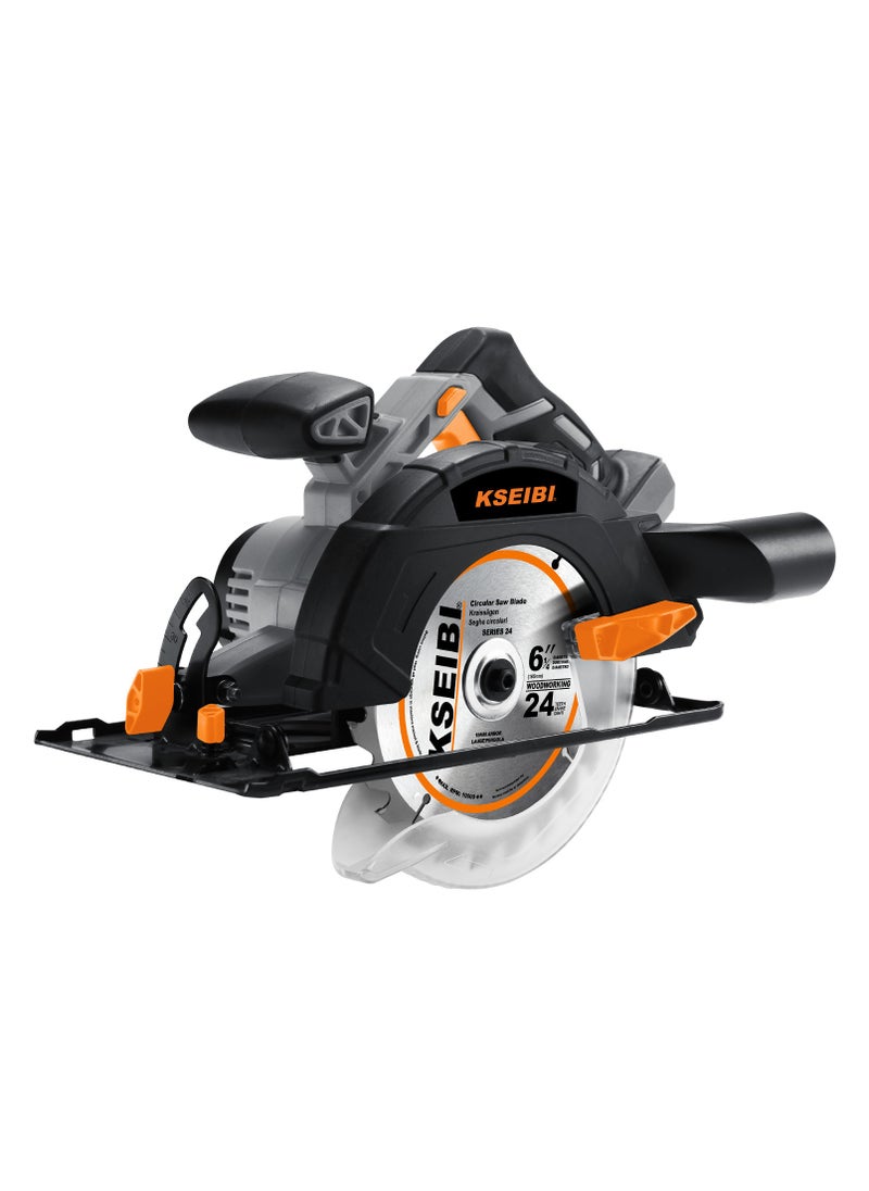KSEIBI - High Quality 20V CORDLESS CIRCULAR SAW for Cutting Wood, (TOOL ONLY) Portable Circular Saw, Woodworking Tool, Trimming, Outdoor Projects, Precise Cutting - Image 1