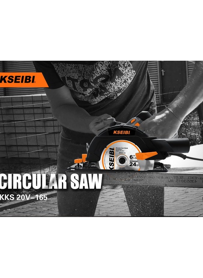 KSEIBI - High Quality 20V CORDLESS CIRCULAR SAW for Cutting Wood, (TOOL ONLY) Portable Circular Saw, Woodworking Tool, Trimming, Outdoor Projects, Precise Cutting - Image 1