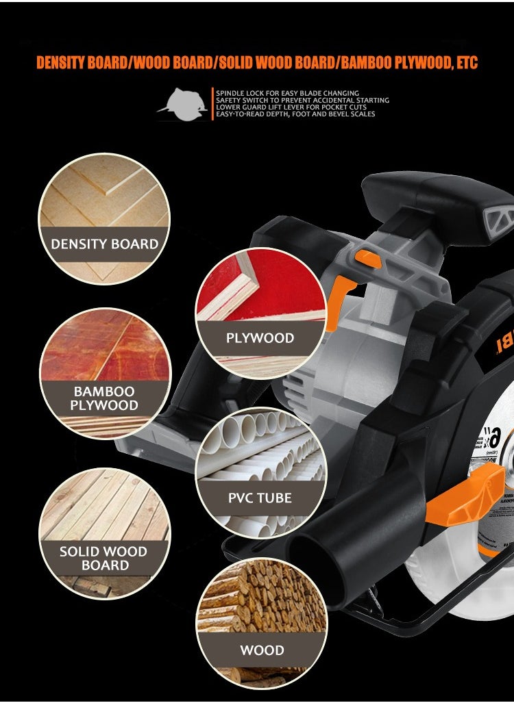 KSEIBI - High Quality 20V CORDLESS CIRCULAR SAW for Cutting Wood, (TOOL ONLY) Portable Circular Saw, Woodworking Tool, Trimming, Outdoor Projects, Precise Cutting - Image 1