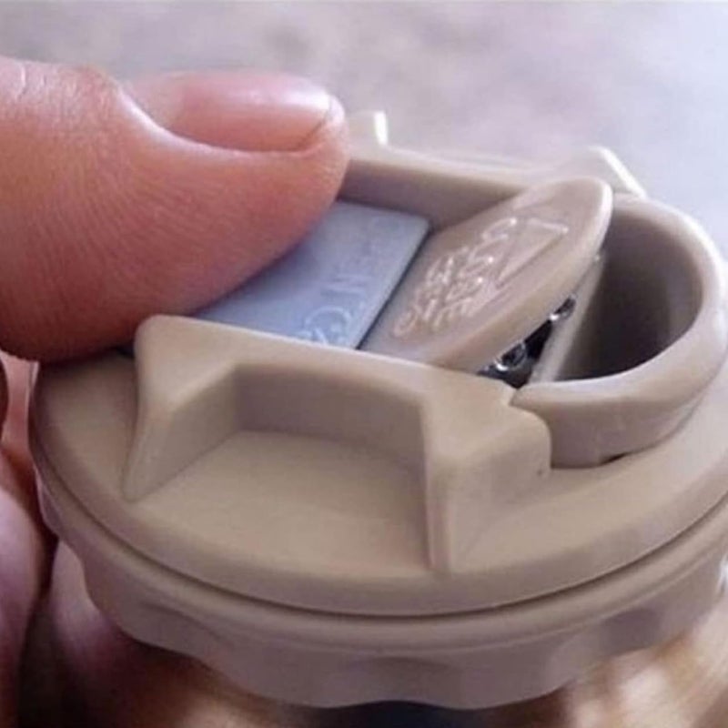 THERMOS ترمس ستانلس ستيل معزول بالفراغ بلون أزرق منتصف الليل 350 مل - Image 5