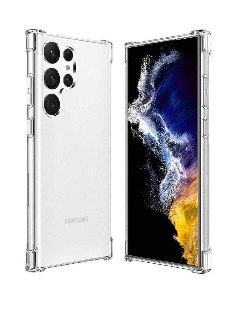 Raxoom Protective Shockproof Slim Soft Case Cover For Samsung Galaxy S23 Ultra Clear - Image 4