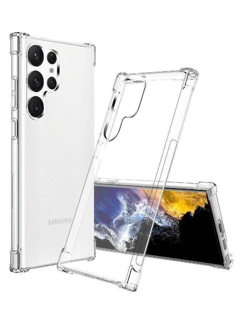 Raxoom Protective Shockproof Slim Soft Case Cover For Samsung Galaxy S23 Ultra Clear - Image 2