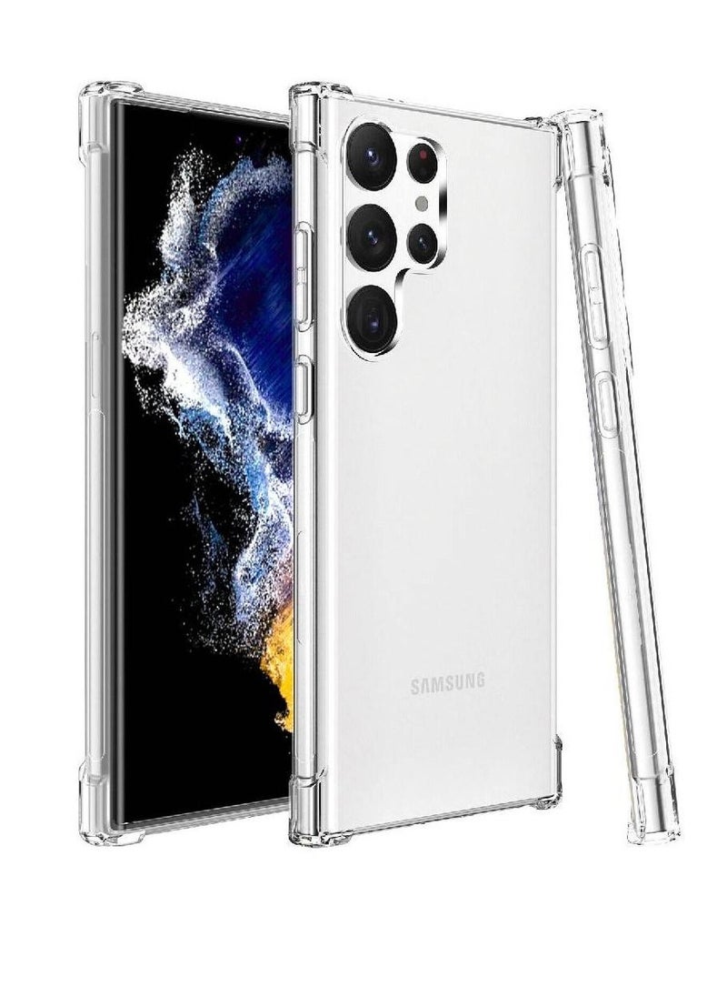 Raxoom Protective Shockproof Slim Soft Case Cover For Samsung Galaxy S23 Ultra Clear - Image 3