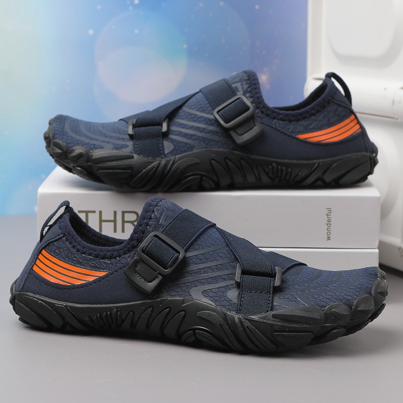 Treadmill Shoes Indoor Fitness Shoes Quiet Yoga Skipping Rope Skipping Shoes Women Strength Training Squat Shoes Men C108 dark blue upgrade thickened bottom 