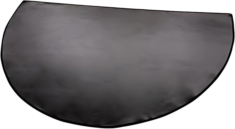 Fireplace Fire Mat, 48 X 29.9 in, Fire Pit Fireproof Cover, Half-Round Hearth Rug Fire Retardant - Image 1