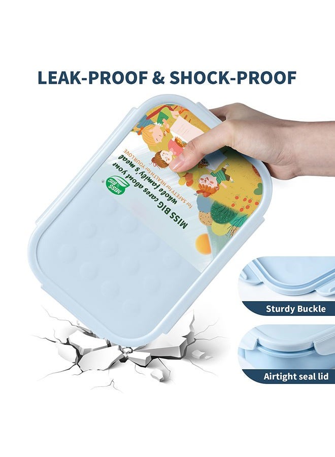 MISS BIG Bento Box, Bento Box for Kids, Ideal Leakproof Lunch Box for Kids, Mom's Choice Kids Lunch Box, BPA Free & Chemical Dyes, Friendly Lunch Containers - Image 3