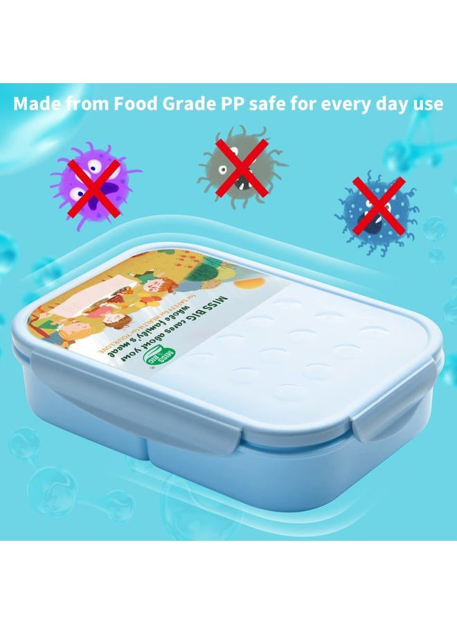 MISS BIG Bento Box, Bento Box for Kids, Ideal Leakproof Lunch Box for Kids, Mom's Choice Kids Lunch Box, BPA Free & Chemical Dyes, Friendly Lunch Containers - Image 4