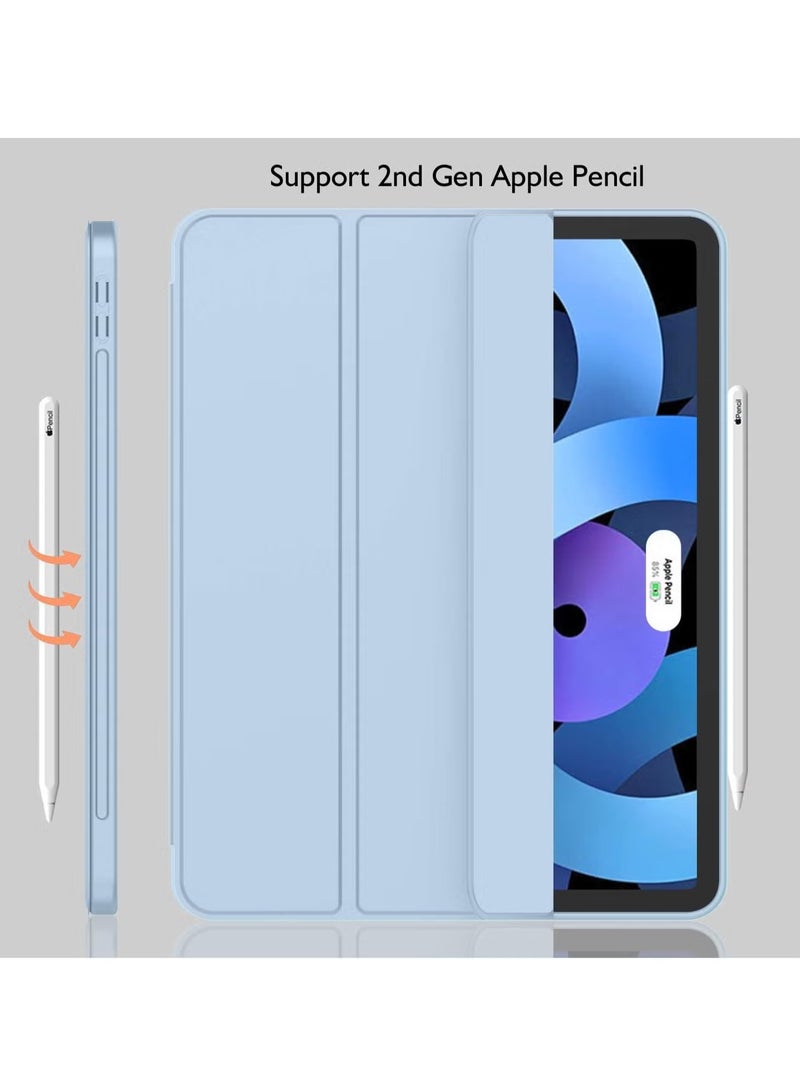 TIGER iPad Air 11 Inch Case M2 2024 – Compatible with iPad Air 5th/4th Generation (2022/2020) 10.9 Inch, Trifold Stand Smart Case with Pencil Holder, Sky Blue - Image 4