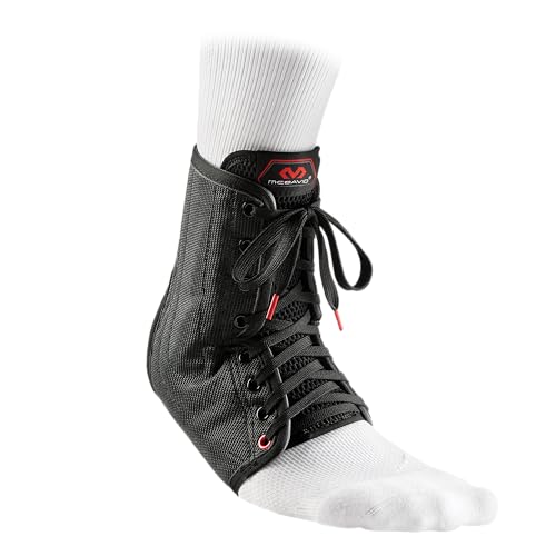 McDavid Ankle Brace with Lace-Up & Stays, Maximum Support, Comfortable Compression & Breathable Design - Image 1