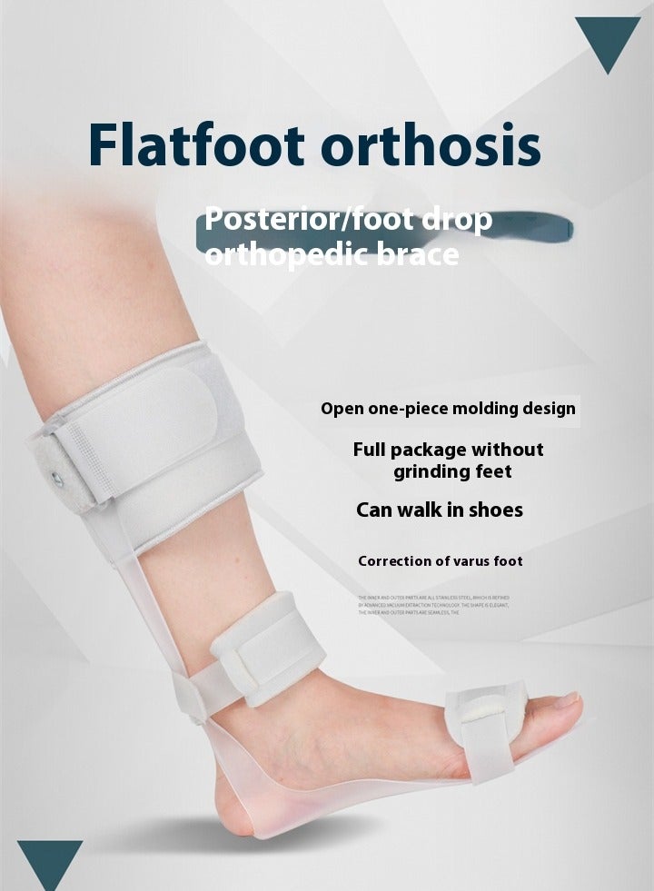 Foot drop support, lightweight design ankle foot orthosis, for hemiplegia shoes, walking foot stabilizer, pressure relief, unisex, provide comfortable support - Image 2