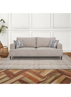 Panora 3-Seater Fabric Sofa with 2 Cushions